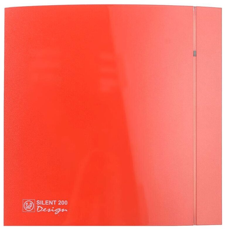 Вытяжной вентилятор Soler&Palau Silent 200 CZ RED DESIGN 4С, 120мм, красный