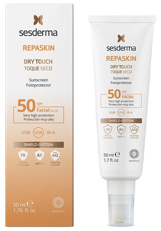 Солнцезащитный крем-гель REPASKIN DRY TOUCH SPF 50