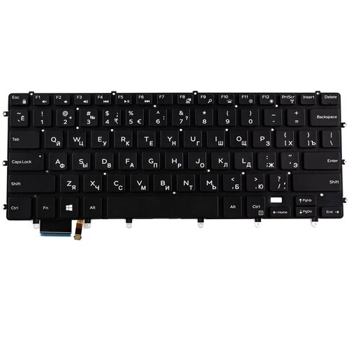 Клавиатура для ноутбука Dell XPS 13-9370 9380 с подсветкой p/n: PK1320C2A00, 03CM18 us new replacement keyboard for dell xps 13 9370 9380 laptop white with backlit no frame