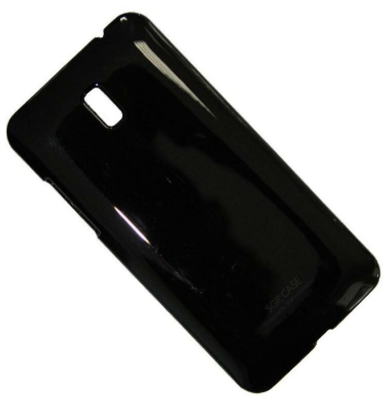 Чехол для HTC Desire 609D задняя крышка пластик лакированный SGP Case Ultra Slider <черный>