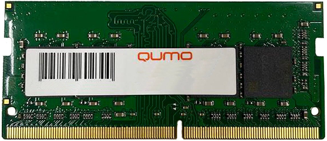 Модуль памяти Qumo SO-DIMM DDR4 16ГБ PC4-25600 3200MHz 1.2V, CL22, QUM4S-16G3200P22 - фото №4