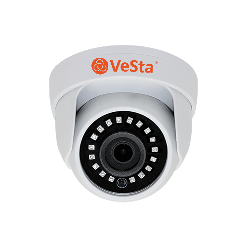 VeSta VC-G241 Купольная камера IP, 4 Мп (M002, f2.8, Белый, IR, PoE провод) - 1шт