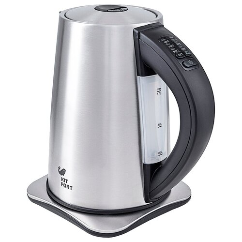 Чайник Kitfort KT-613 серебристыйчерный 319000₽