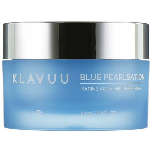 KLAVUU Крем для лица Blue Pearlsation Marine Aqua Enriched Cream увлажняющий и успокаивающий тонер для лица klavuu blue pearlsation oneday 8cups marine collagen aqua toner 140 мл