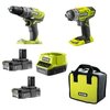 Набор аккумуляторного электроинструмента RYOBI R18DDID-220S - изображение