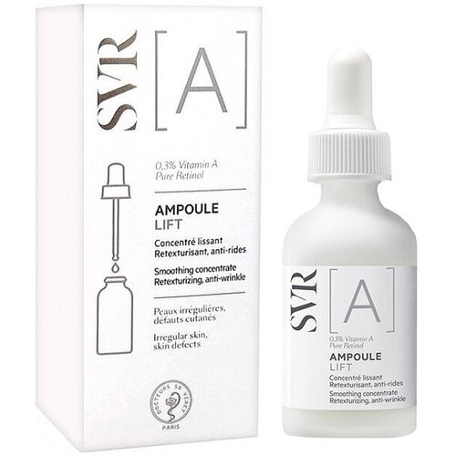 SVR Ампульная сыворотка для лица [A] Ampoule Lift Smoothing Concentrate 30мл ампульная сыворотка для лица svr [b3] hydra repairing concentrate 30 мл