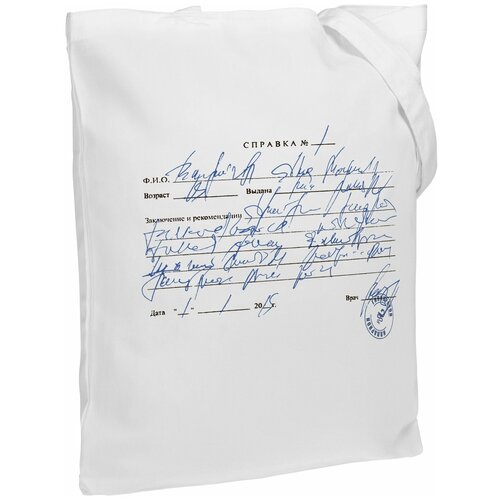 фото Холщовая сумка drama & grammar, молочно- белая соль