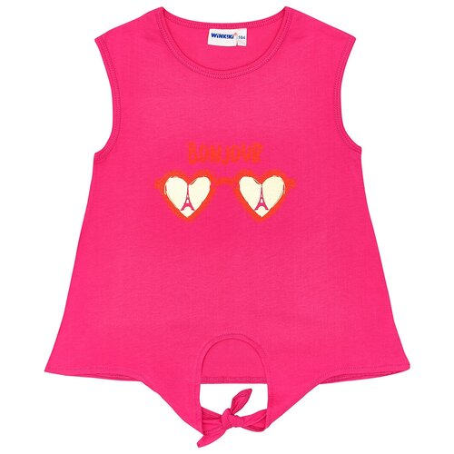 фото Майка для девочки, цвет фуксия, рост 98 см 9593369 . winkiki