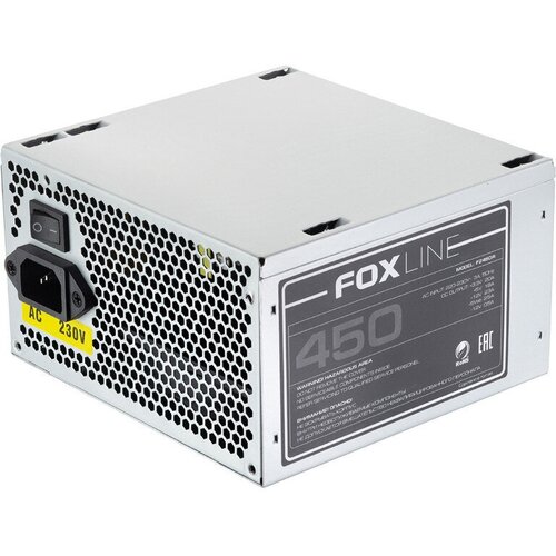 Блок питания Foxline FZ450R блок питания power supply foxline 500w atx nopfc 120fan