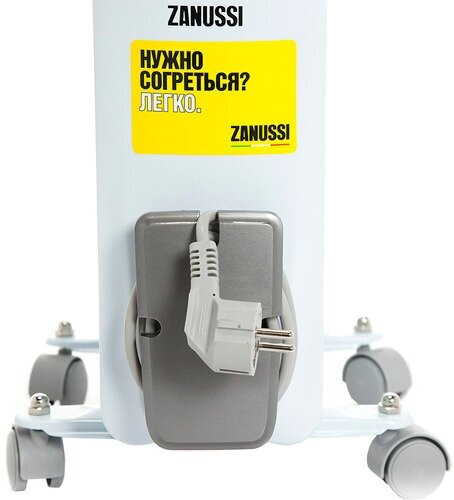 Радиатор масляный Zanussi Espressione ZOH/ES-07WN 1500W (7-секций), - фотография № 3