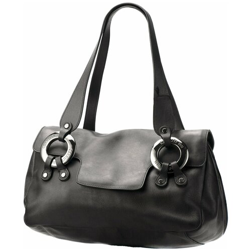 фото Сумка cerruti fly cross black, 16х21 см, натуральная кожа, черный. cerruti 1881