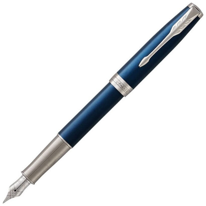 Перьевая ручка Parker Sonnet F539, Subtle Blue Lacquer CT (Перо F) 1931533