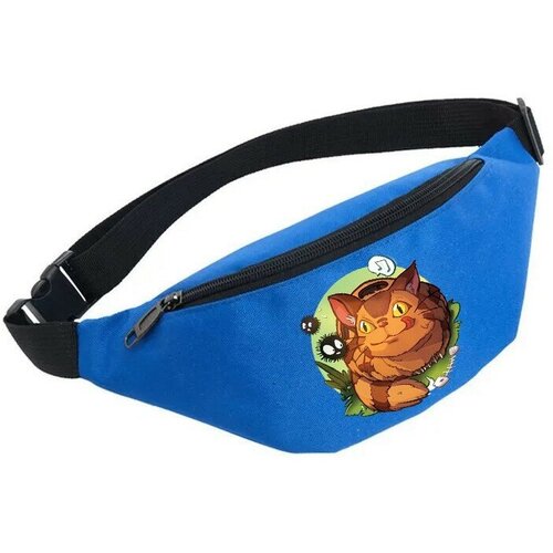 фото Сумка поясная noname, голубой