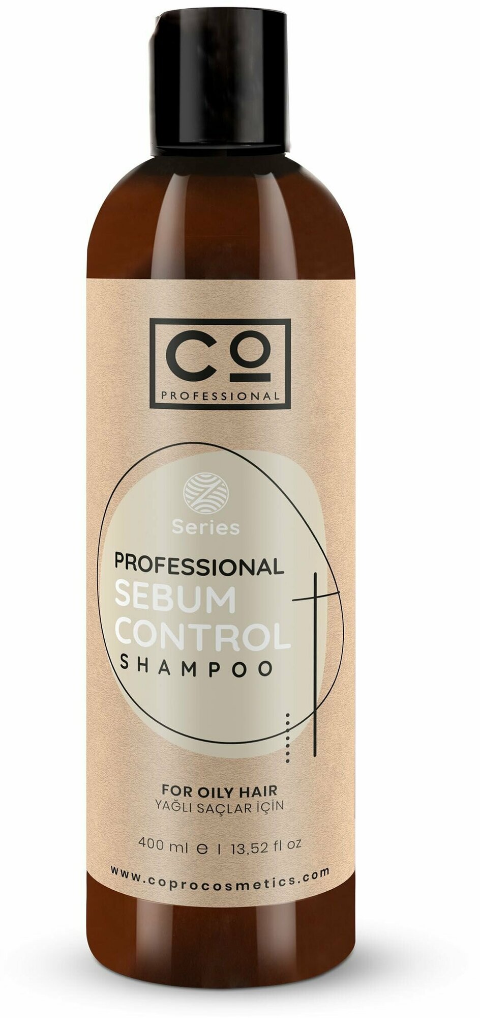 Шампунь для жирных волос CO PROFESSIONAL Sebum Control Shampoo, 400 мл