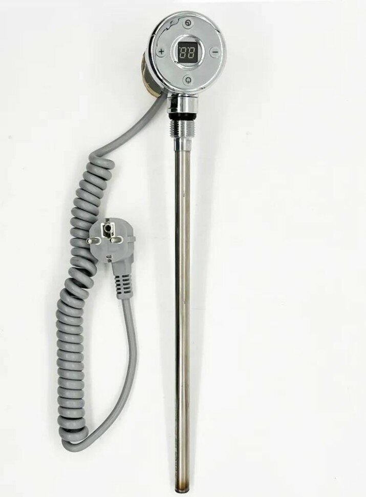 фото Тэн для полотенцесушителя ( электрического ) круглый 300вт Ganzer GZ8201