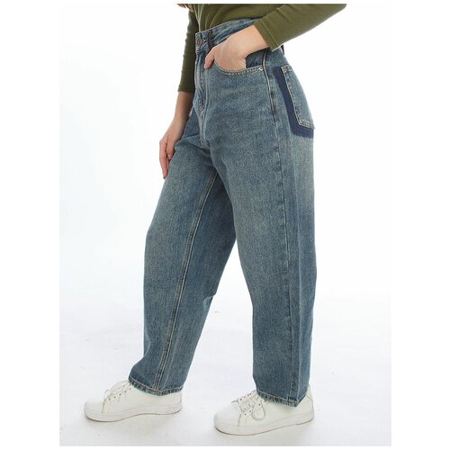 фото Брюки jane flo-синий, р. 48 /штаны, джинсы для девочек