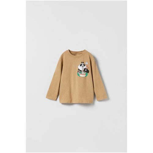 фото Лонгслив детский, zara, панда рамен, 98