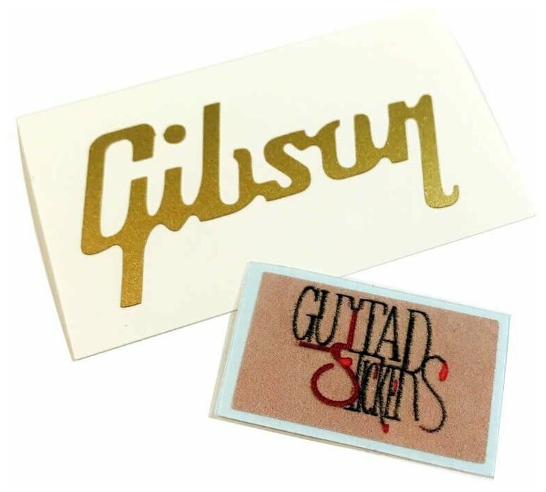 Наклейка на гриф гитары "Gibson"