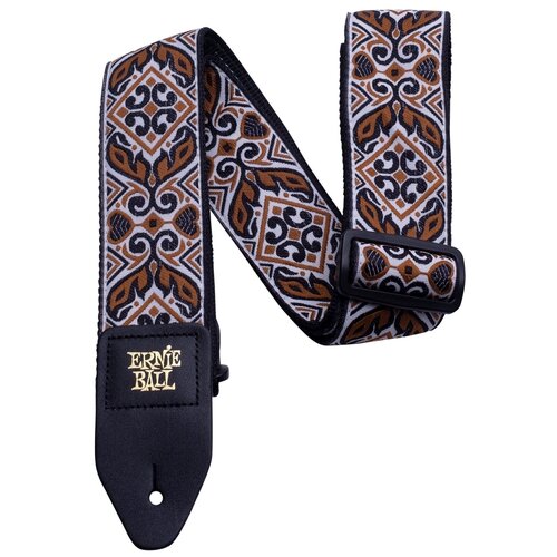 фото Ernie ball 4161 jacquard tribal brown ремень для гитары