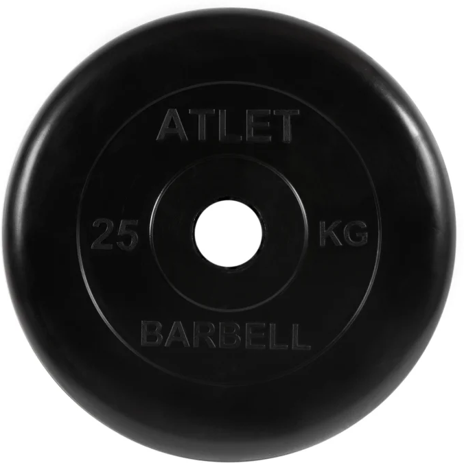 Диск MB Barbell MB-AtletB51 25 кг 1 шт. черный