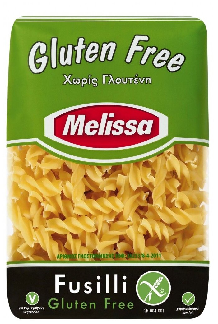 Melissa Макароны Fusilli gluten free, 400 г