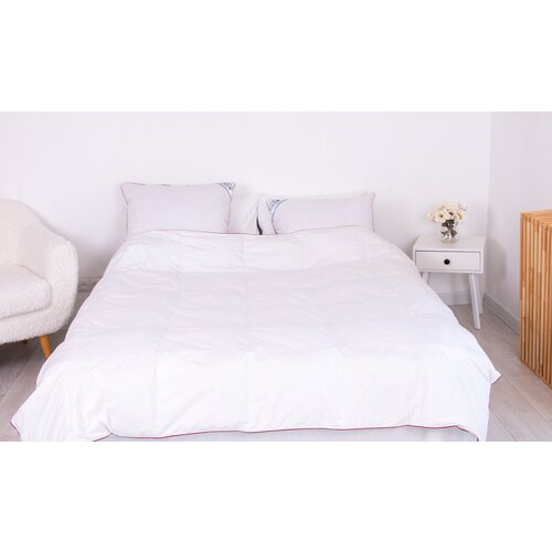 Одеяло пуховое Diego Прованс 170х200 2 спальное, всесезонное, пух перо гусь, кассетное, хлопок