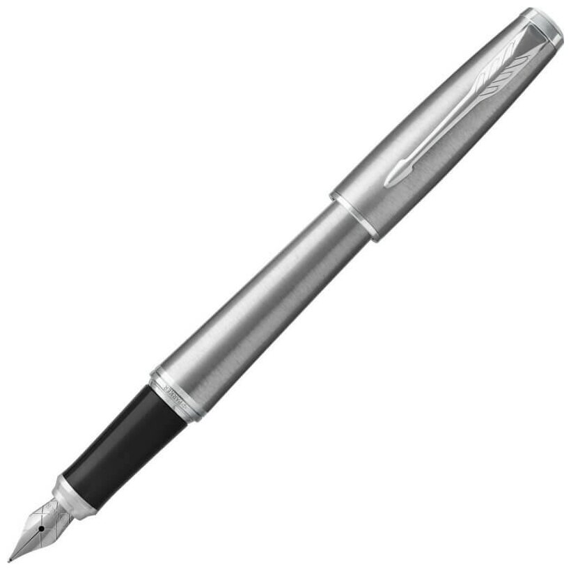 ручка перьевая Parker Urban Core Metro Metallic CT, 0,5мм, синяя - фото №1