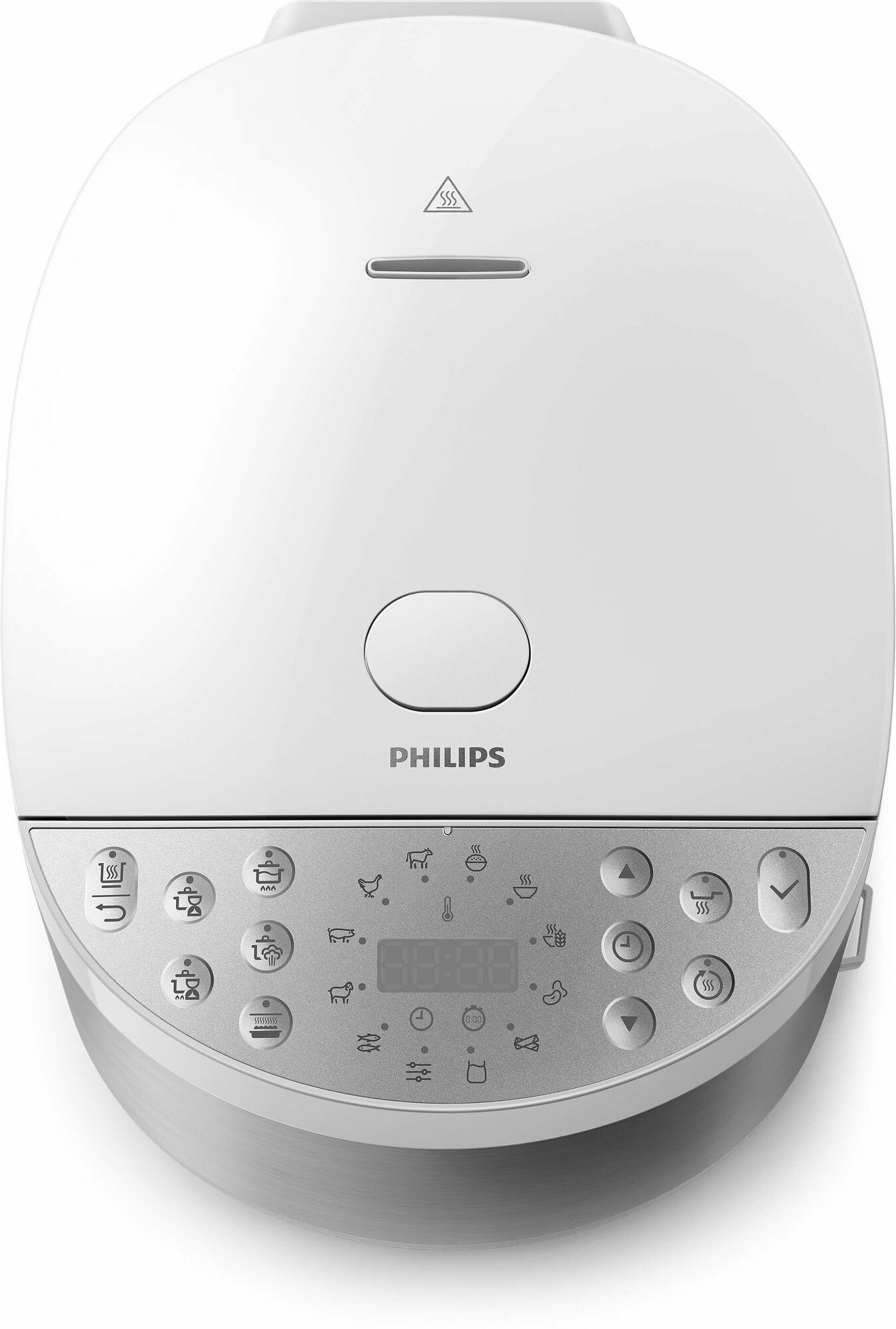 Мультиварка Philips HD4713/40 белый/серебристый - фото №2