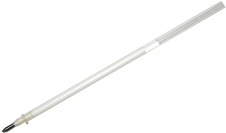 Стержень гелевый 24 шт CROWN "Hi-Jell Pastel", 138 мм, белый, 0,8 мм, линия письма 0,5 мм