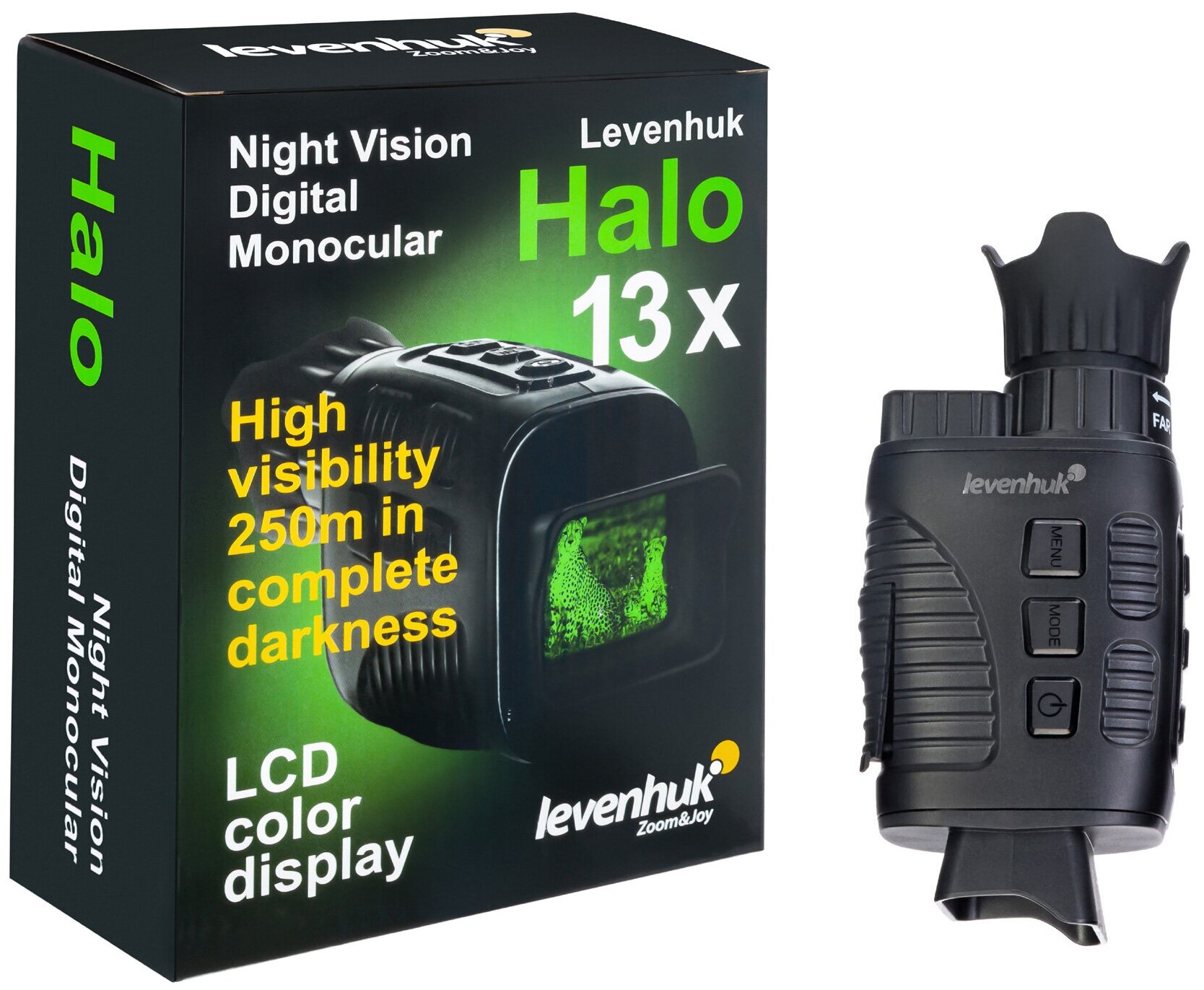 Монокуляр цифровой ночного видения Levenhuk (Левенгук) Halo 13x - фото №3