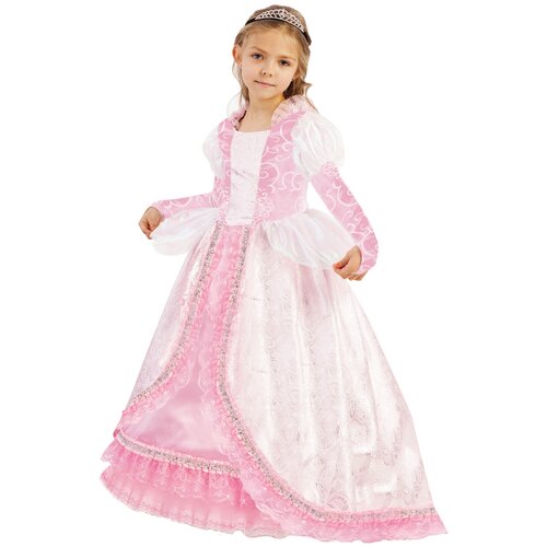 фото Костюм пуговка принцесса золушка (2073 к-19), розовый, размер 134