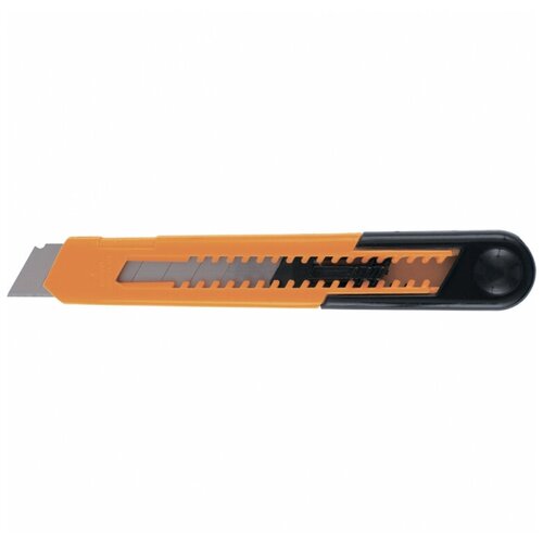Нож SPARTA 78907 18 мм, выдвижное лезвие, пластиковый усиленный корпус нож 18 мм выдвижное лезвие пластиковый усиленный корпус sparta