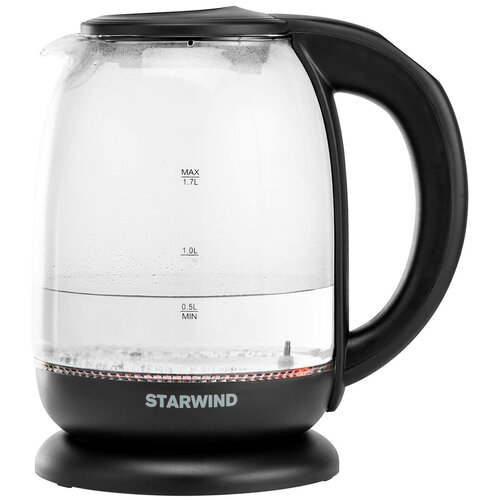 Чайник электрический Starwind SKS4517 черный стекло 166400₽