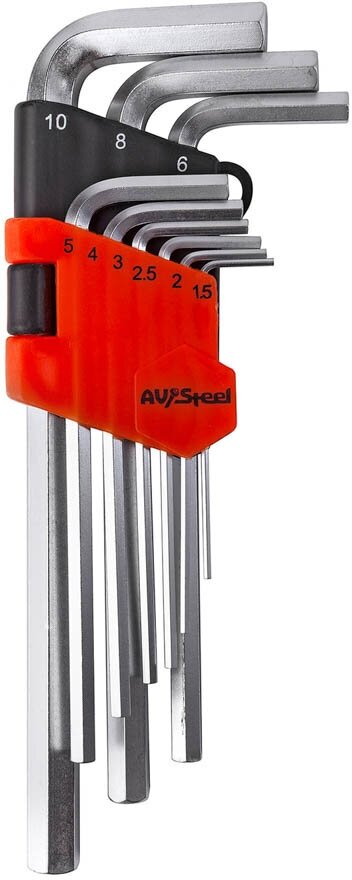 Набор шестигранных ключей Avsteel - фото №4