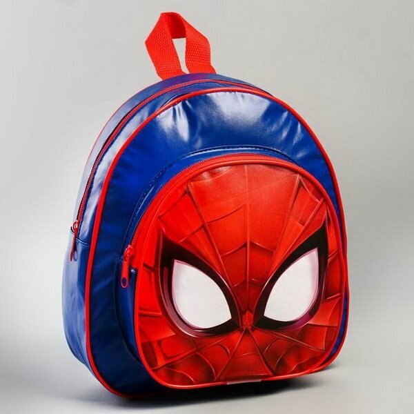 Рюкзак детский, 23.5 см x 10 см x 26.5 см "Спайдер-мен", Человек-паук