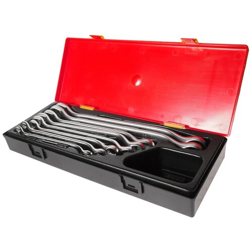 фото Набор гаечных ключей jtc auto tools k6082, 8 предм., черный/красный