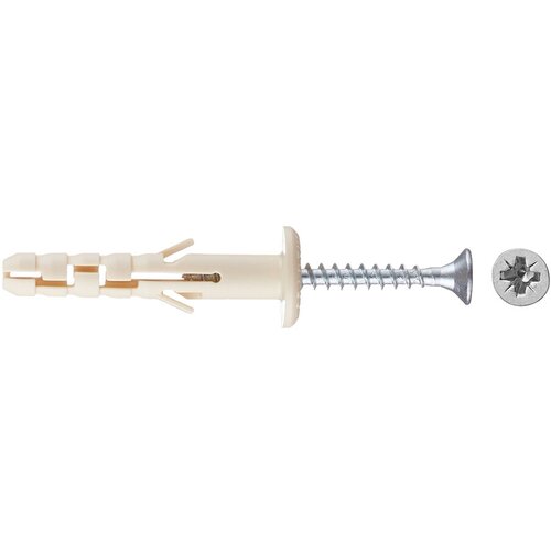 Дюбель распорный Hard-Fix 6x40 мм нейлон с шурупом 200 шт 3215₽