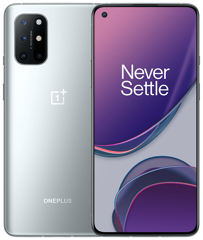 Смартфон OnePlus 8T 8/128 ГБ, серебристый лунный