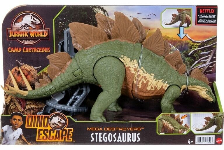 Jurassic World Фигурка Мегаразрушители Стегозавр, GWD62