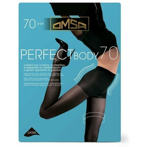 OMSA PERFECT BODY колготки 70 Nero 4L цвет черный