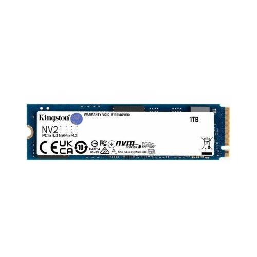 Kingston SSD диск 1ТБ M2 Kingston NV2 SNV2S1000G PCI-E ret 982600₽