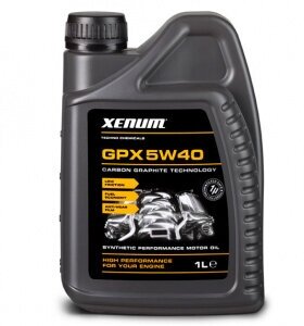 XENUM GPX 5W40/Синт. моторное масло с графитом/ACEA A3/B4-04 C3-12, API SN/CF/1л