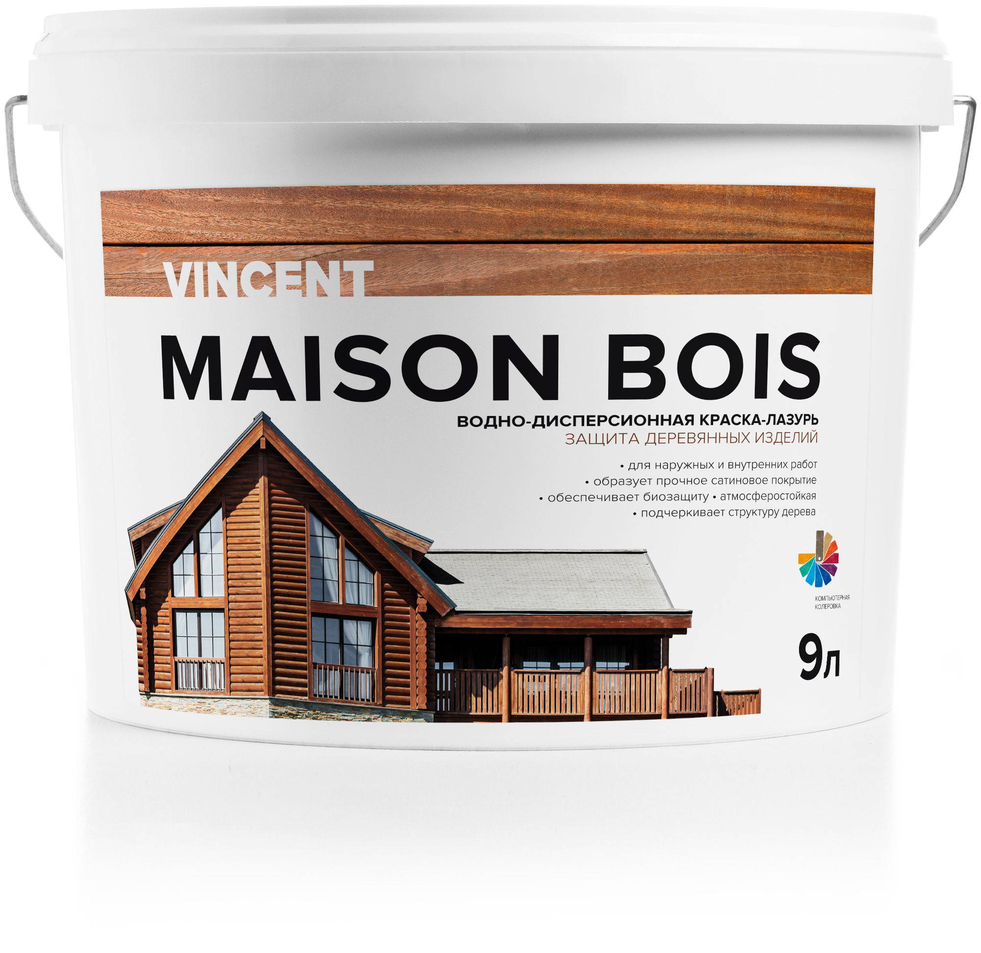 Краска акриловая VINCENT Maison en Bois