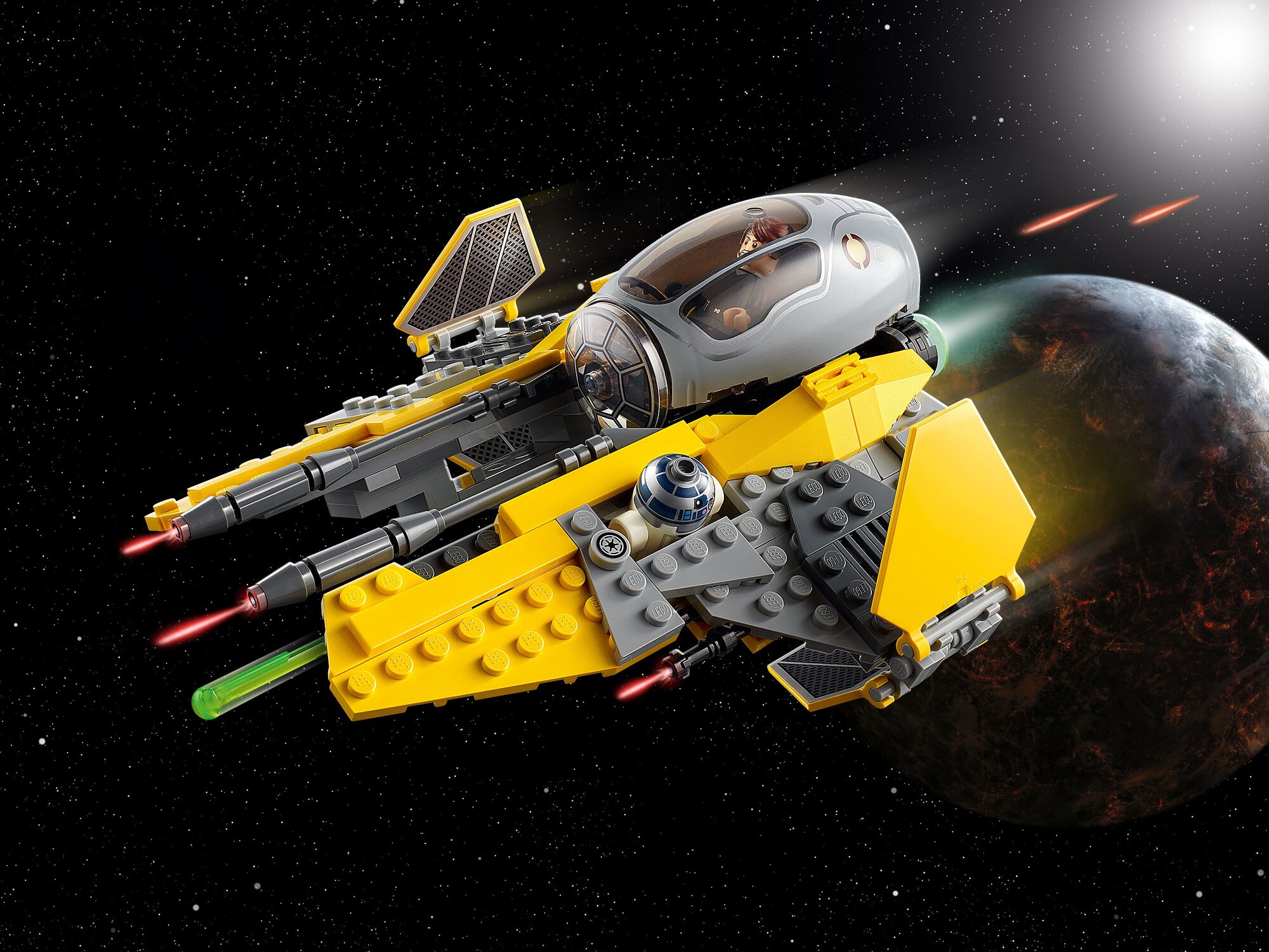 Конструктор LEGO Star Wars Джедайский перехватчик Энакина, 248 деталей (75281) - фото №20