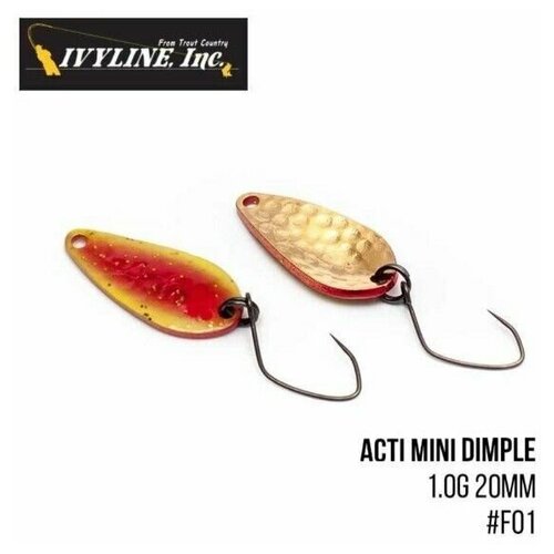 фото Блесна ivyline acti mini dimple 1.0g 20mm f01