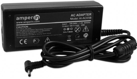 Блок питания для ноутбука Amperin AI-AC65B для ноутбуков Acer 19V 3.42A 3.0x1.0mm