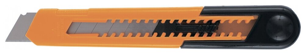Нож, 18 мм, выдвижное лезвие, пластиковый усиленный корпус Sparta 78907