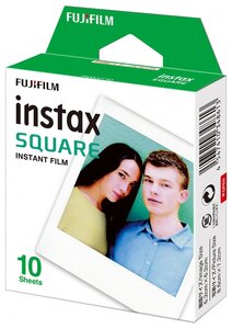 Картридж для моментальной фотографии Fujifilm Instax Square, 800 ISO, 10 шт., белый