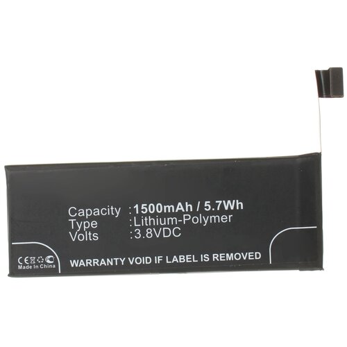 фото Аккумулятор ibatt ib-u1-m628 1500mah для apple iphone 5s, a1528, a1234, a1457, a1516, a1518, a1529, a1530, a1533, me341ll/a, me342ll/a,