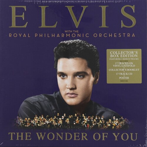 Виниловая пластинка ELVIS PRESLEY ROYAL PHILHARMONIC ORCHESTRA - THE WONDER OF YOU (2 LP + CD) elvis presley elvis presley royal philharmonic orchestra the wonder of you 2 lp cd